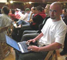 Aaron at WordCamp 2006