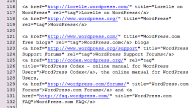 Example of using NoteTab to save redundant and often referred to link lists