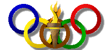 Olympic Games Rings and torch