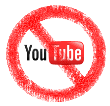graphic representation of YouTube banned access copyright Lorelle VanFossen