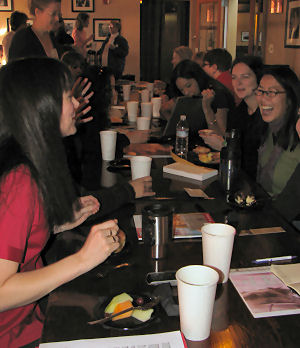 Romance Writers of America and bloggers meet to talk about web publishing - photograph copyright Lorelle VanFossen
