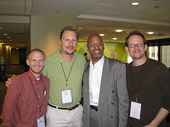 Jesse Peterson, Chris Cree, David Bullock and friend at SOBCon 2008