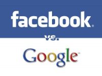 Google vs. Facebook Logos