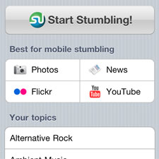 StumbleUpon iPhone App - Small Screenshot