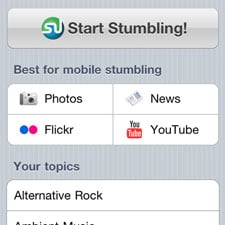 StumbleUpon iPhone App - Small Screenshot