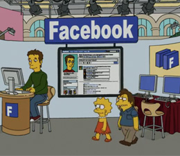 Simpsons Facebook