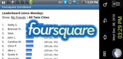 Foursquare Mobile Screenshot
