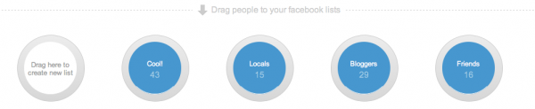 Facebook Circles, a hack to create Facebook Lists in the same style as Google+ Circles
