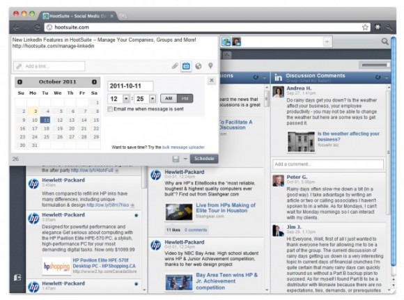 Hootsuite with LinkedIn Integration