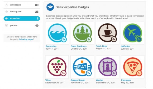 Foursquare Badges