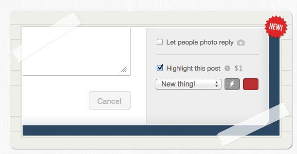 Tumblr Highlighted Posts Feature
