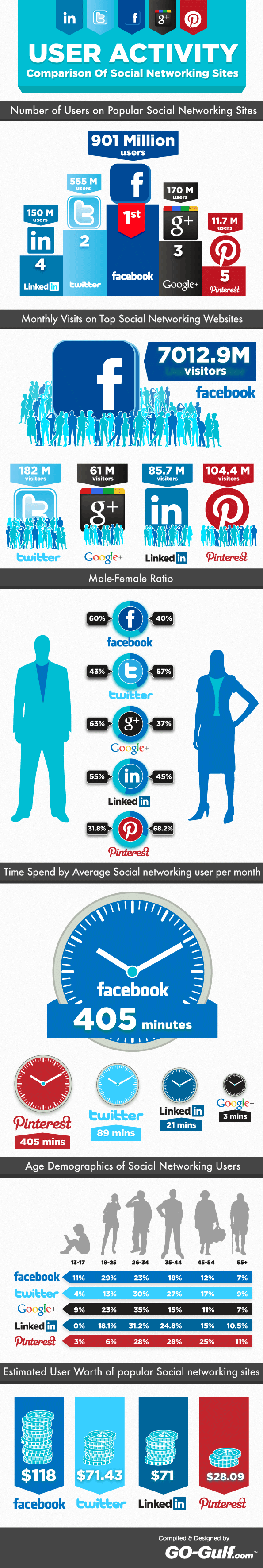 Social Media User Demographics Based On Network