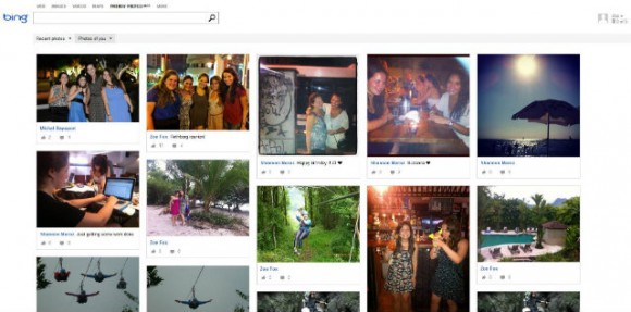 Facebook Photo Search Through Bing