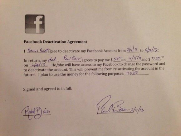 Facebook Contract
