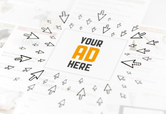 Success web advertisement concept