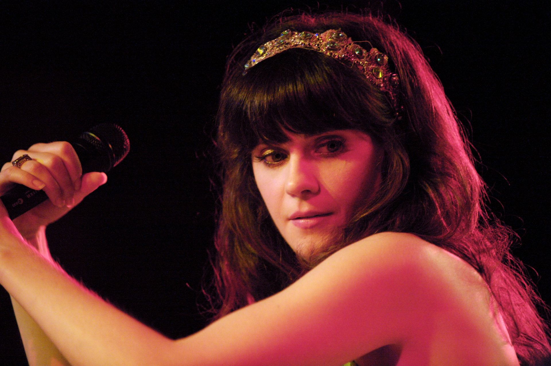 Actress, entertainer, and person not currently married to Ben Gibbard, Zooey Deschanel.