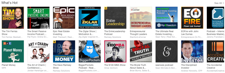 Top Podcasts on iTunes