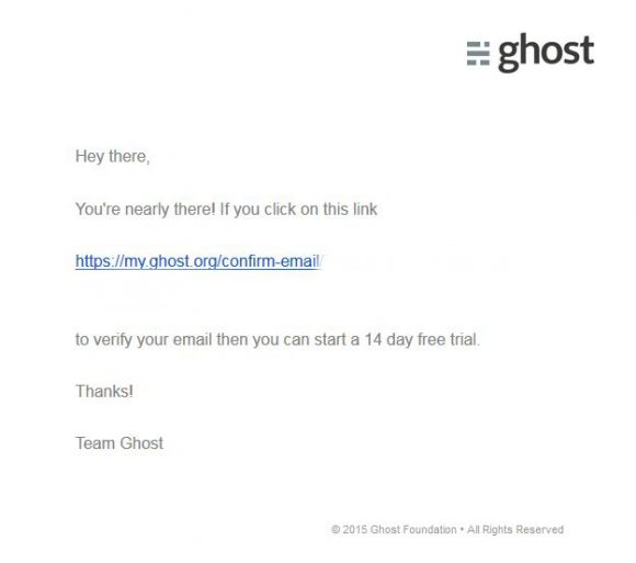 ghost blogging