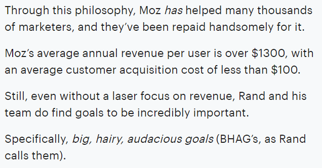 Moz - Annual Revenue