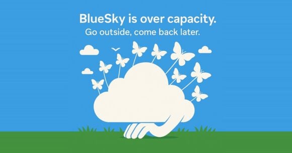 Bluesky lost half its active users, which is what can happen to a bubble with nobody to fight